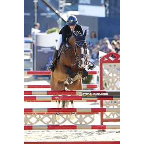 LGCT of London - Class 15 - Laura Klaphake (GER) on Camalita - London, Royal Hospital Chelsea, 5 August 2018 - ph.Stefano Grasso/LGCT
