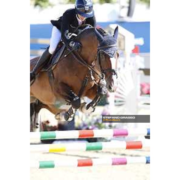 LGCT of London - Class 15 - Laura Klaphake (GER) on Camalita - London, Royal Hospital Chelsea, 5 August 2018 - ph.Stefano Grasso/LGCT