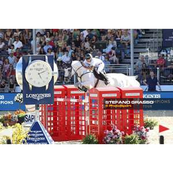 LGCT of London - Class 15 - Bertram Allen (IRL) on Hector van d Abdijhoeve - London, Royal Hospital Chelsea, 5 August 2018 - ph.Stefano Grasso/LGCT