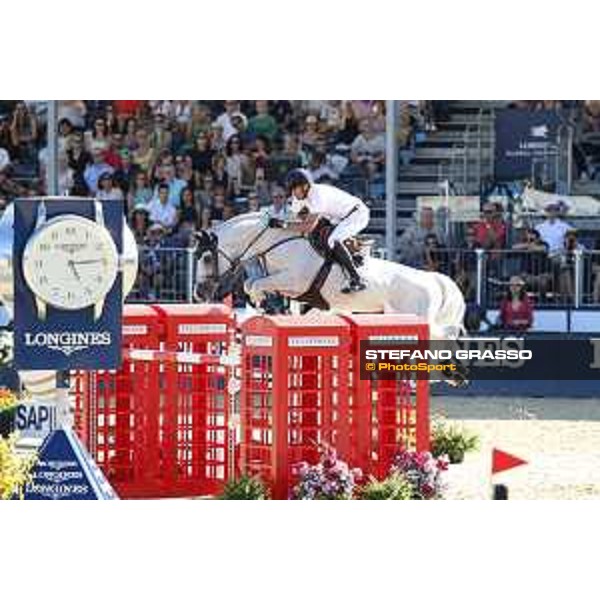 LGCT of London - Class 15 - Piergiorgio Bucci (ITA) on Alicante - London, Royal Hospital Chelsea, 5 August 2018 - ph.Stefano Grasso/LGCT