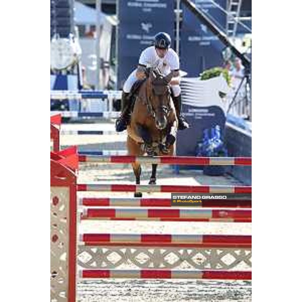 LGCT of London - Class 15 - Guy Williams on Rouge de Ravel - London, Royal Hospital Chelsea, 5 August 2018 - ph.Stefano Grasso/LGCT