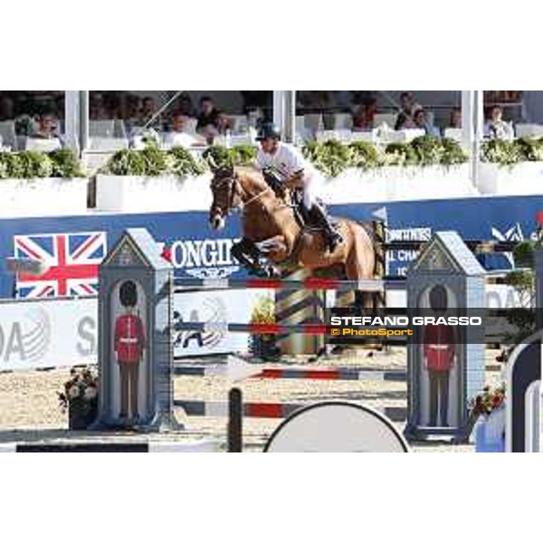 LGCT of London - Class 15 - Guy Williams on Rouge de Ravel - London, Royal Hospital Chelsea, 5 August 2018 - ph.Stefano Grasso/LGCT