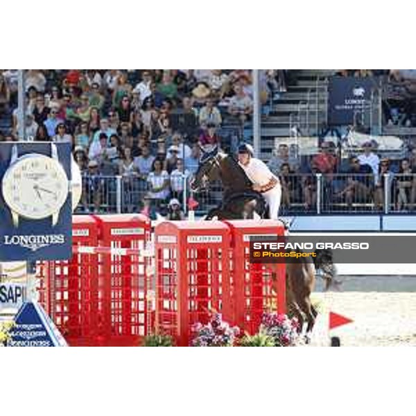 LGCT of London - Class 15 - Mario Stevens (GER) on Lantano OLD - London, Royal Hospital Chelsea, 5 August 2018 - ph.Stefano Grasso/LGCT