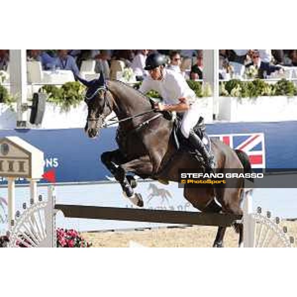 LGCT of London - Class 15 - Mario Stevens (GER) on Lantano OLD - London, Royal Hospital Chelsea, 5 August 2018 - ph.Stefano Grasso/LGCT
