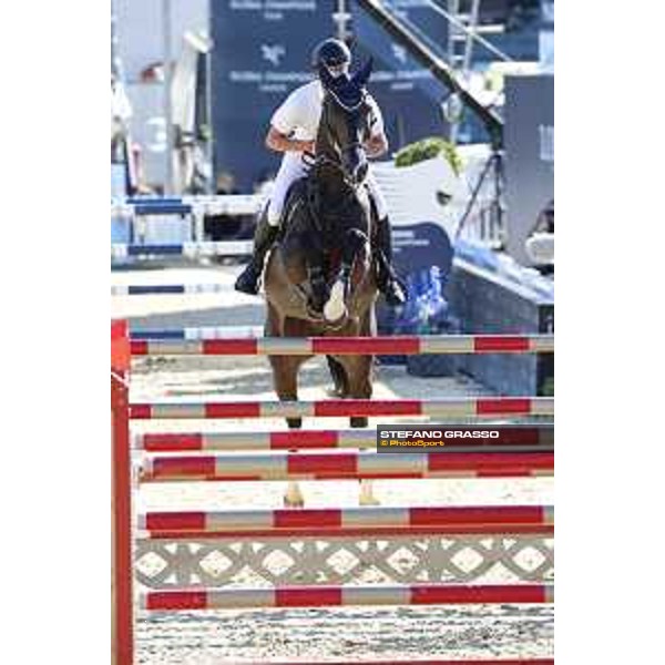 LGCT of London - Class 15 - Mario Stevens (GER) on Lantano OLD - London, Royal Hospital Chelsea, 5 August 2018 - ph.Stefano Grasso/LGCT