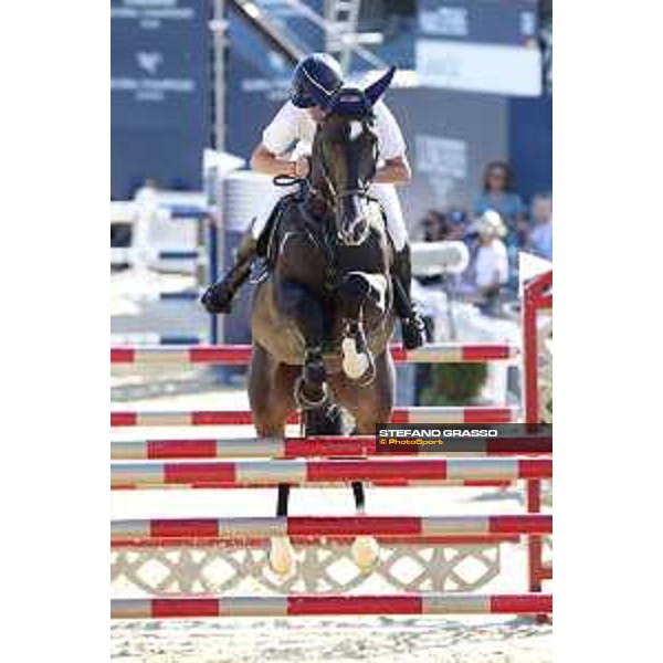 LGCT of London - Class 15 - Mario Stevens (GER) on Lantano OLD - London, Royal Hospital Chelsea, 5 August 2018 - ph.Stefano Grasso/LGCT