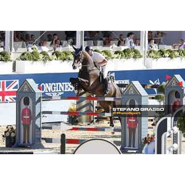 LGCT of London - Class 15 - Mario Stevens (GER) on Lantano OLD - London, Royal Hospital Chelsea, 5 August 2018 - ph.Stefano Grasso/LGCT