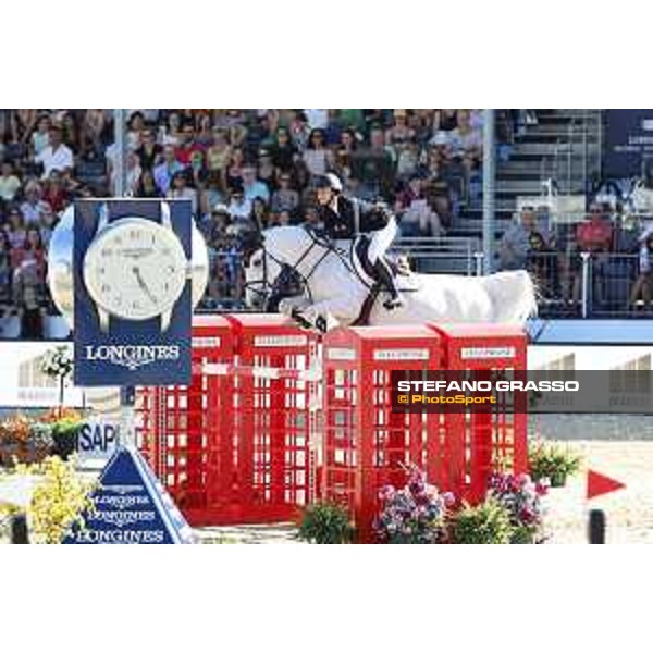 LGCT of London - Class 15 - Georgina Bloomberg (USA) on Manodie II H - London, Royal Hospital Chelsea, 5 August 2018 - ph.Stefano Grasso/LGCT