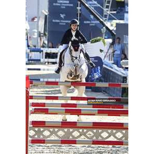LGCT of London - Class 15 - Georgina Bloomberg (USA) on Manodie II H - London, Royal Hospital Chelsea, 5 August 2018 - ph.Stefano Grasso/LGCT