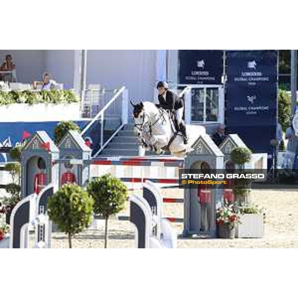 LGCT of London - Class 15 - Georgina Bloomberg (USA) on Manodie II H - London, Royal Hospital Chelsea, 5 August 2018 - ph.Stefano Grasso/LGCT