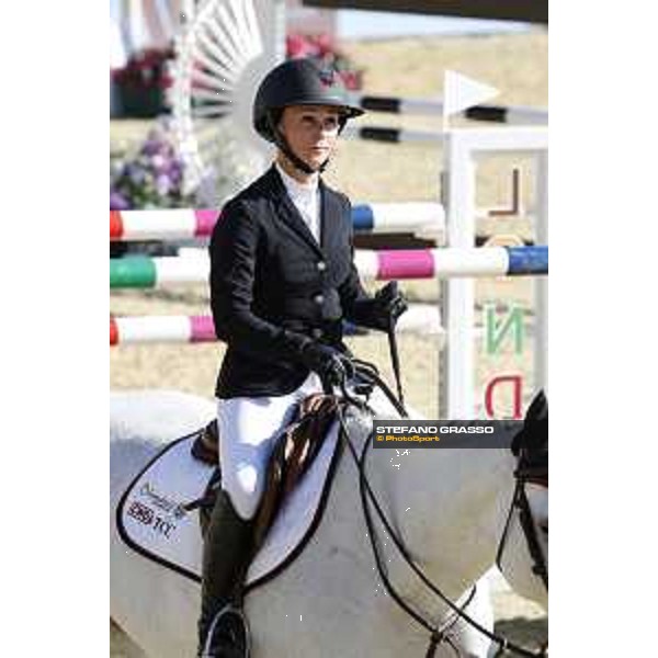 LGCT of London - Class 15 - Georgina Bloomberg (USA) on Manodie II H - London, Royal Hospital Chelsea, 5 August 2018 - ph.Stefano Grasso/LGCT