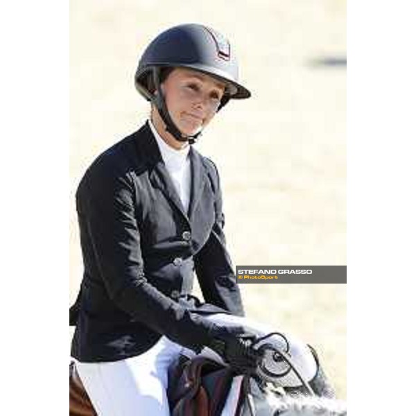 LGCT of London - Class 15 - Georgina Bloomberg (USA) on Manodie II H - London, Royal Hospital Chelsea, 5 August 2018 - ph.Stefano Grasso/LGCT