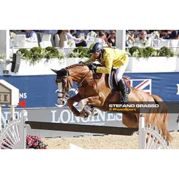 LGCT of London - Class 15 - Yuri Mansur (BRA) on Inferno - London, Royal Hospital Chelsea, 5 August 2018 - ph.Stefano Grasso/LGCT
