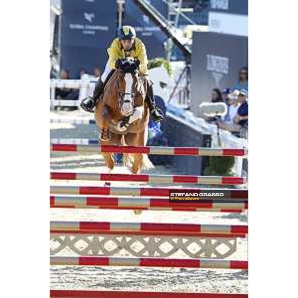 LGCT of London - Class 15 - Yuri Mansur (BRA) on Inferno - London, Royal Hospital Chelsea, 5 August 2018 - ph.Stefano Grasso/LGCT