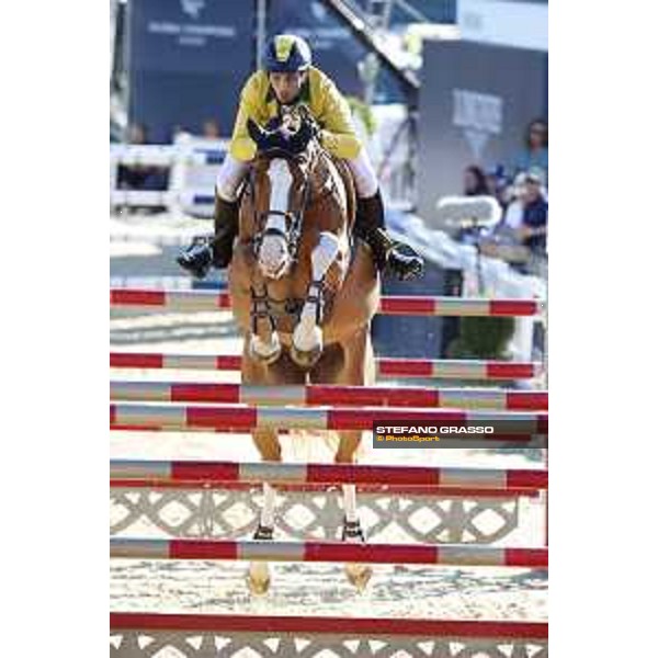 LGCT of London - Class 15 - Yuri Mansur (BRA) on Inferno - London, Royal Hospital Chelsea, 5 August 2018 - ph.Stefano Grasso/LGCT