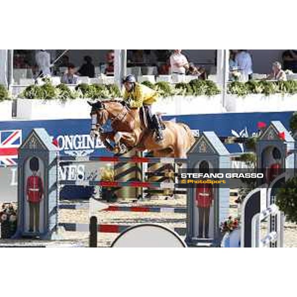 LGCT of London - Class 15 - Yuri Mansur (BRA) on Inferno - London, Royal Hospital Chelsea, 5 August 2018 - ph.Stefano Grasso/LGCT