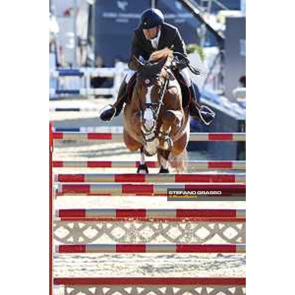 LGCT of London - Class 15 - Simon Delestre (FRA) on Chesall Zimequest - London, Royal Hospital Chelsea, 5 August 2018 - ph.Stefano Grasso/LGCT