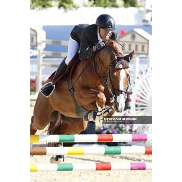 LGCT of London - Class 15 - Simon Delestre (FRA) on Chesall Zimequest - London, Royal Hospital Chelsea, 5 August 2018 - ph.Stefano Grasso/LGCT