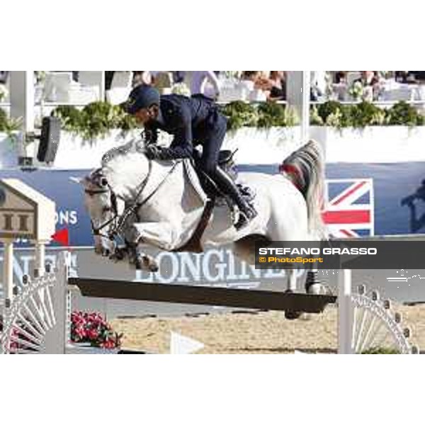 LGCT of London - Class 15 - Lorenzo de Luca (ITA) on Cynar VA - London, Royal Hospital Chelsea, 5 August 2018 - ph.Stefano Grasso/LGCT