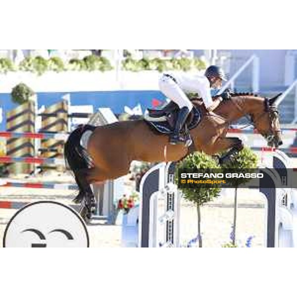 LGCT of London - Class 15 - Abdel Said (EGY) on Venise du Reverdy - London, Royal Hospital Chelsea, 5 August 2018 - ph.Stefano Grasso/LGCT