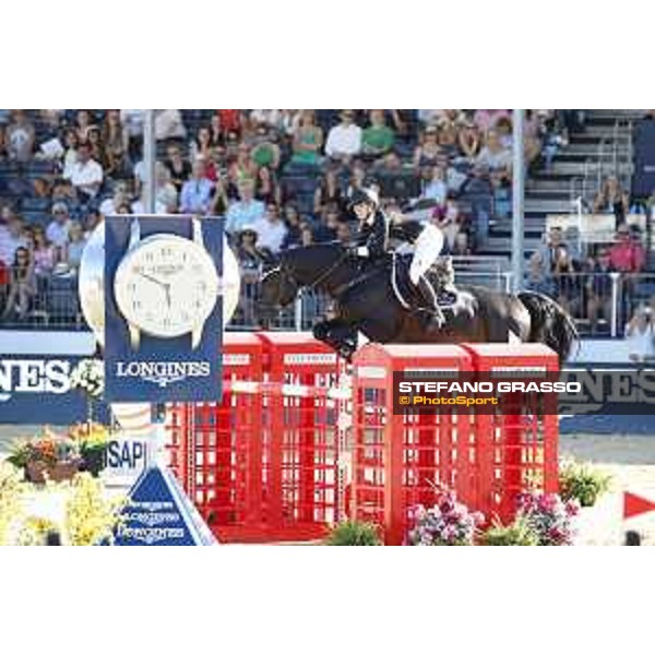 LGCT of London - Class 15 - Emily Moffitt (GBR) on Copain du Perchet CH - London, Royal Hospital Chelsea, 5 August 2018 - ph.Stefano Grasso/LGCT
