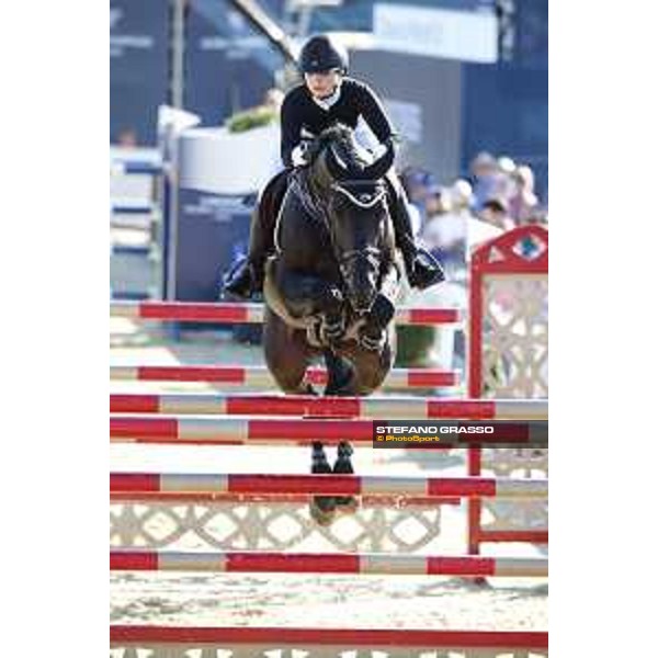 LGCT of London - Class 15 - Emily Moffitt (GBR) on Copain du Perchet CH - London, Royal Hospital Chelsea, 5 August 2018 - ph.Stefano Grasso/LGCT