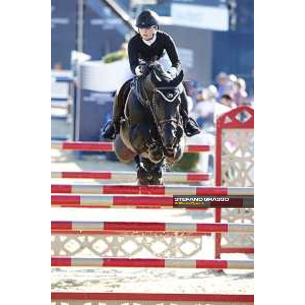 LGCT of London - Class 15 - Emily Moffitt (GBR) on Copain du Perchet CH - London, Royal Hospital Chelsea, 5 August 2018 - ph.Stefano Grasso/LGCT