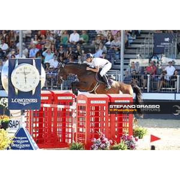 LGCT of London - Class 15 - Christian Rhomberg (AUT) on Cornetta 13 - London, Royal Hospital Chelsea, 5 August 2018 - ph.Stefano Grasso/LGCT
