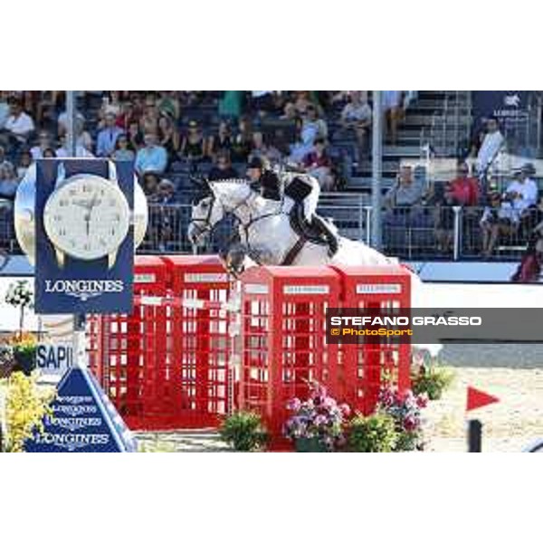 LGCT of London - Class 15 - Maikel Van Der Vleuten (NED) on Dana Blue - London, Royal Hospital Chelsea, 5 August 2018 - ph.Stefano Grasso/LGCT