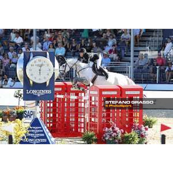 LGCT of London - Class 15 - Maikel Van Der Vleuten (NED) on Dana Blue - London, Royal Hospital Chelsea, 5 August 2018 - ph.Stefano Grasso/LGCT
