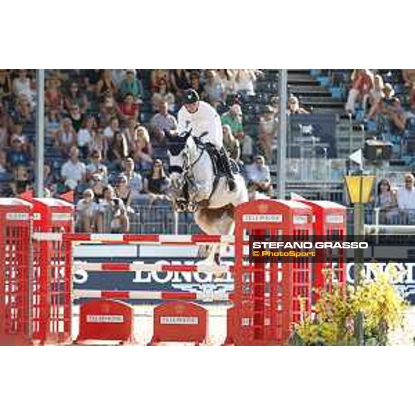 LGCT of London - Class 15 - Emil Hallundbaek (DEN) on Dazermie - London, Royal Hospital Chelsea, 5 August 2018 - ph.Stefano Grasso/LGCT