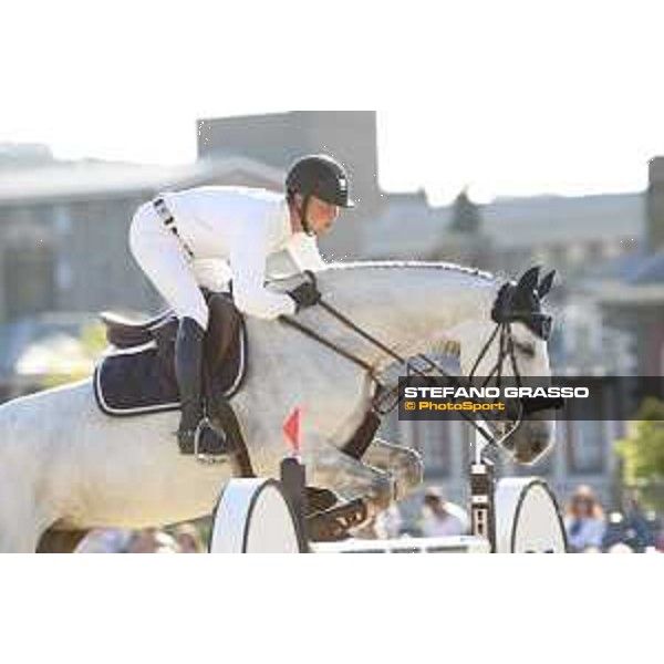 LGCT of London - Class 15 - Emil Hallundbaek (DEN) on Dazermie - London, Royal Hospital Chelsea, 5 August 2018 - ph.Stefano Grasso/LGCT