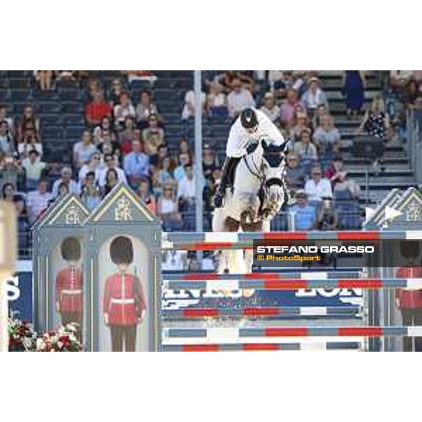 LGCT of London - Class 15 - Emil Hallundbaek (DEN) on Dazermie - London, Royal Hospital Chelsea, 5 August 2018 - ph.Stefano Grasso/LGCT