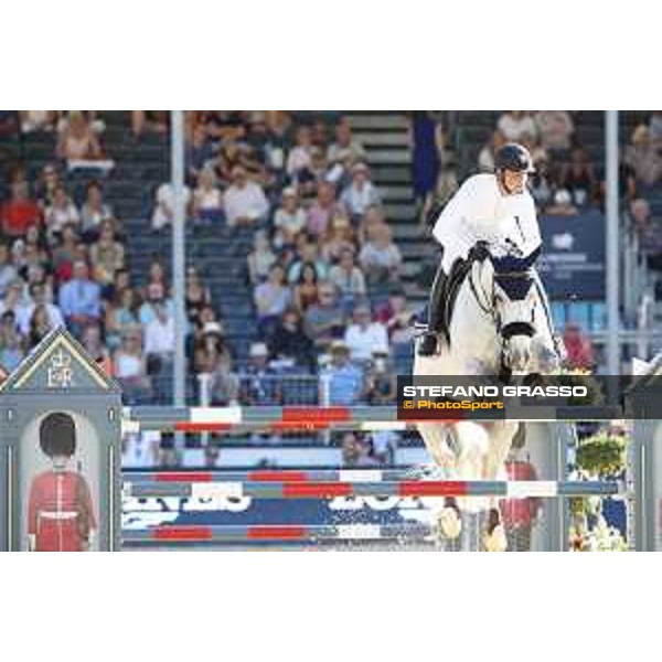 LGCT of London - Class 15 - Emil Hallundbaek (DEN) on Dazermie - London, Royal Hospital Chelsea, 5 August 2018 - ph.Stefano Grasso/LGCT