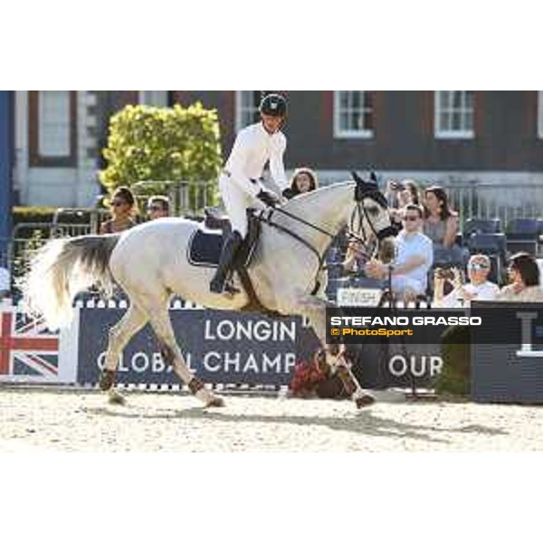 LGCT of London - Class 15 - Emil Hallundbaek (DEN) on Dazermie - London, Royal Hospital Chelsea, 5 August 2018 - ph.Stefano Grasso/LGCT