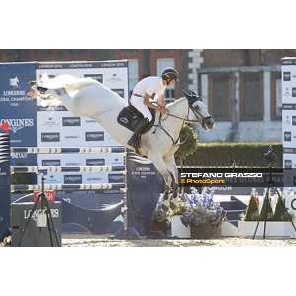 LGCT of London - Class 15 - Bertram Allen (IRL) on Hector van d?Abdijhoeve - London, Royal Hospital Chelsea, 5 August 2018 - ph.Stefano Grasso/LGCT
