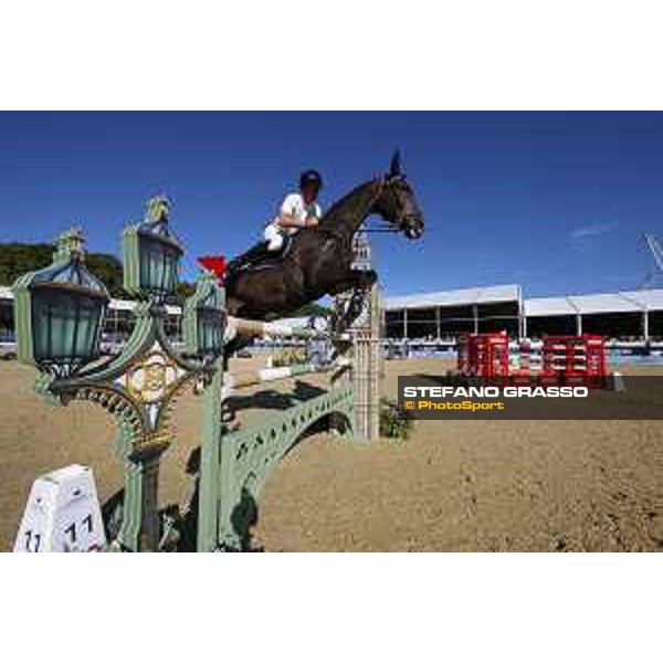 LGCT of London - Class 15 - Mario Stevens (GER) on Lantano OLD - London, Royal Hospital Chelsea, 5 August 2018 - ph.Stefano Grasso/LGCT