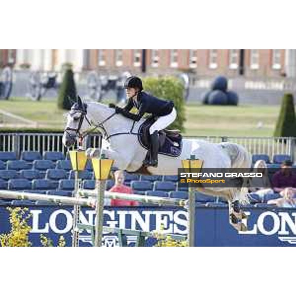 LGCT of London - Class 4 - Jennifer Gates (USA) on Pumped Up Kicks - London, Royal Hospital Chelsea, 3 August 2018 - ph.Stefano Grasso/LGCT