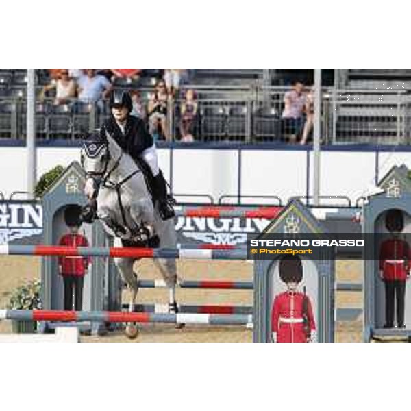 LGCT of London - Class 4 - Jennifer Gates (USA) on Pumped Up Kicks - London, Royal Hospital Chelsea, 3 August 2018 - ph.Stefano Grasso/LGCT