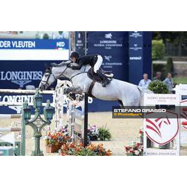 LGCT of London - Class 4 - Maikel Van Der Vleuten (NED) on Dana Blue - London, Royal Hospital Chelsea, 3 August 2018 - ph.Stefano Grasso/LGCT