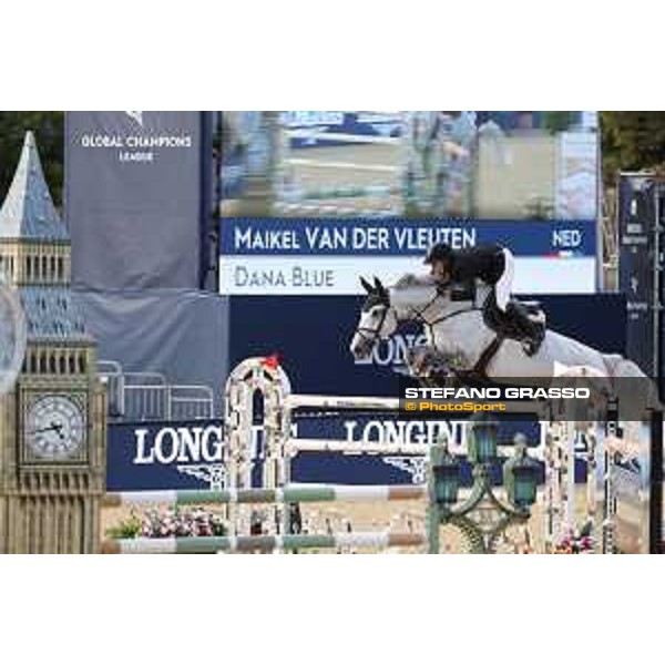 LGCT of London - Class 4 - Maikel Van Der Vleuten (NED) on Dana Blue - London, Royal Hospital Chelsea, 3 August 2018 - ph.Stefano Grasso/LGCT