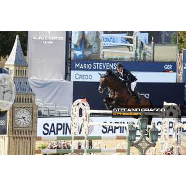 LGCT of London - Class 4 - Mario Stevens (GER) on Credo - London, Royal Hospital Chelsea, 3 August 2018 - ph.Stefano Grasso/LGCT