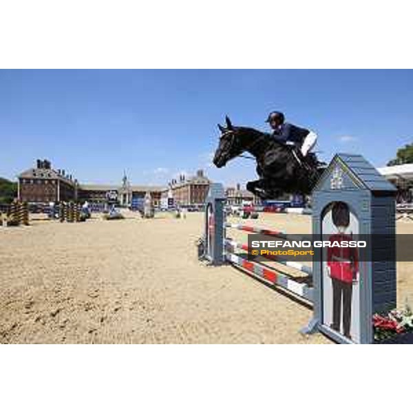 LGCT of London - Class 4 - Emily Moffitt (GBR) on Copain du Perchet CH - London, Royal Hospital Chelsea, 3 August 2018 - ph.Mario Grassia/LGCT