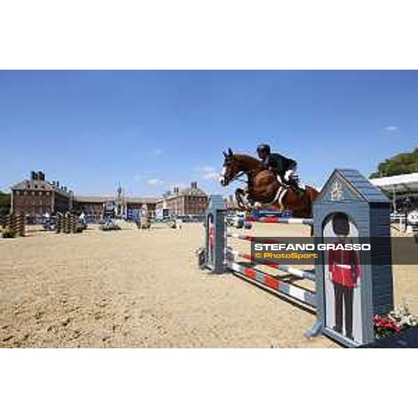 LGCT of London - Class 4 - Jerome Guery (BEL) on Hercules by Immofluisteraar - London, Royal Hospital Chelsea, 3 August 2018 - ph.Mario Grassia/LGCT