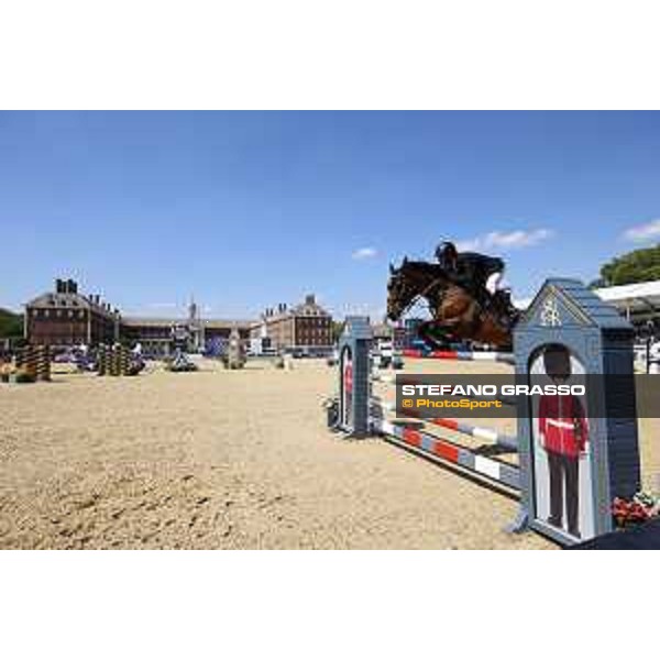 LGCT of London - Class 4 - Eduardo Alvarez Aznar (ESP) on Uqualin de Saulcy - London, Royal Hospital Chelsea, 3 August 2018 - ph.Mario Grassia/LGCT