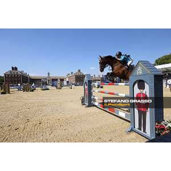 LGCT of London - Class 4 - Danielle Goldstein (ISR) on Caspar 213 - London, Royal Hospital Chelsea, 3 August 2018 - ph.Mario Grassia/LGCT