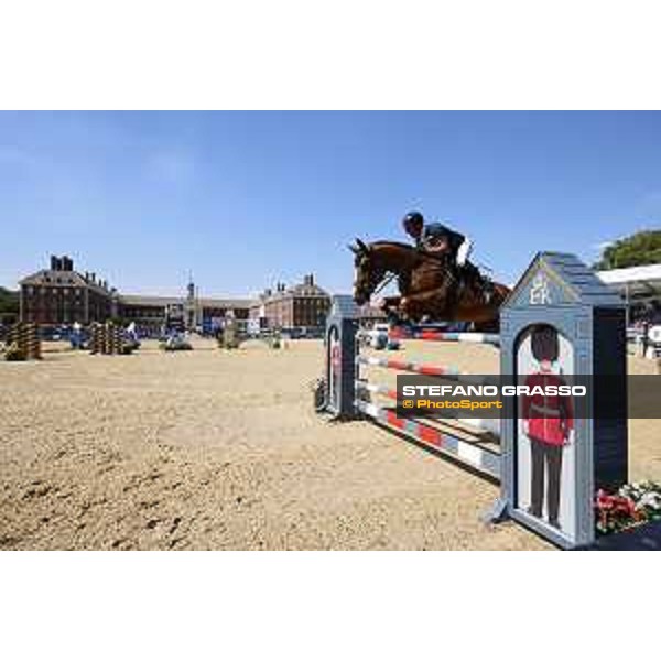 LGCT of London - Class 4 - Guy Williams (GBR) on Un Soir d\'Amour - London, Royal Hospital Chelsea, 3 August 2018 - ph.Mario Grassia/LGCT