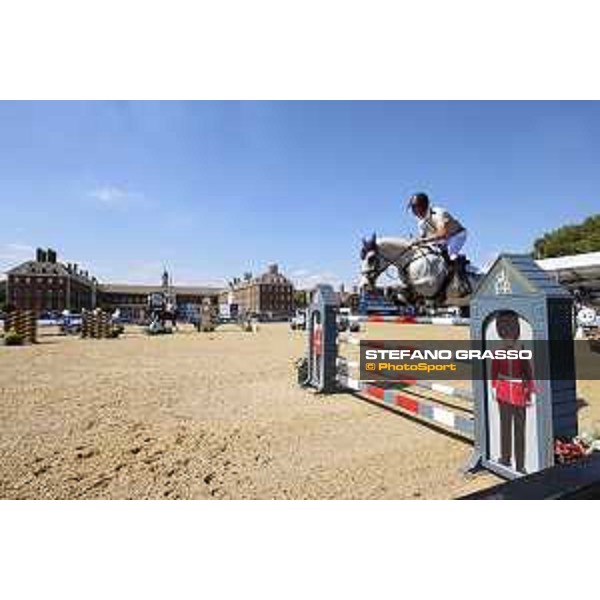 LGCT of London - Class 4 - Christian Ahlmann (GER) on Caribis Z - London, Royal Hospital Chelsea, 3 August 2018 - ph.Mario Grassia/LGCT