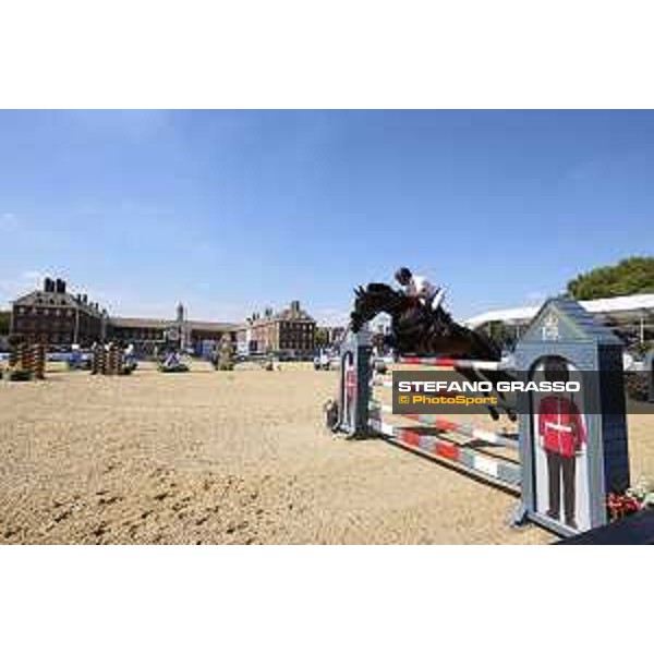 LGCT of London - Class 4 - Michael Whitaker (GBR) on Ambra - London, Royal Hospital Chelsea, 3 August 2018 - ph.Mario Grassia/LGCT