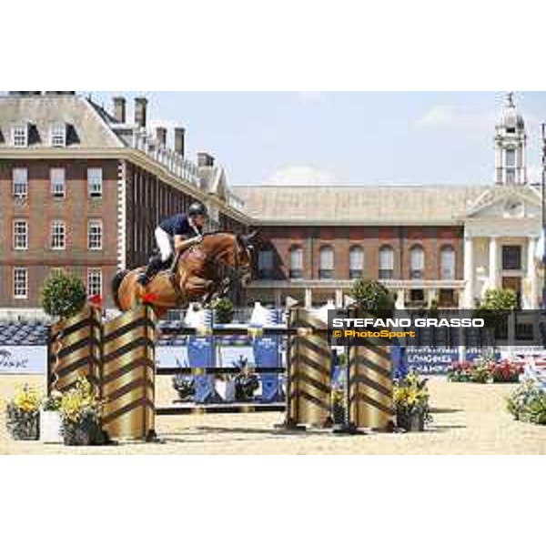 LGCT of London - Class 4 - Christian Rhomberg (AUT) on Redley Kerfontaine - London, Royal Hospital Chelsea, 3 August 2018 - ph.Mario Grassia/LGCT